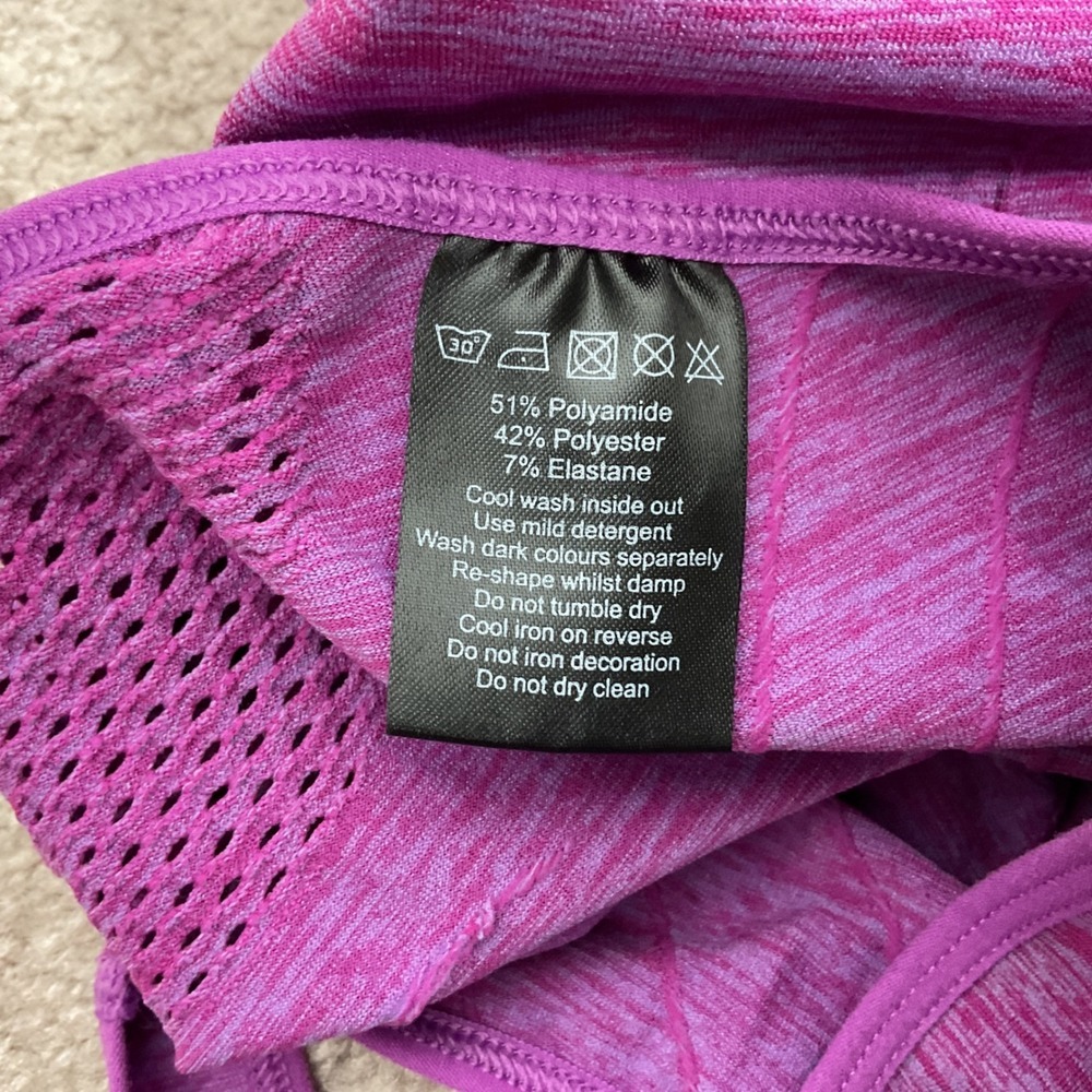 ALPHALETE Athletics Tank Top Women's Small Racerback Purple‎ Sleeveless Athletic - Picture 5 of 8